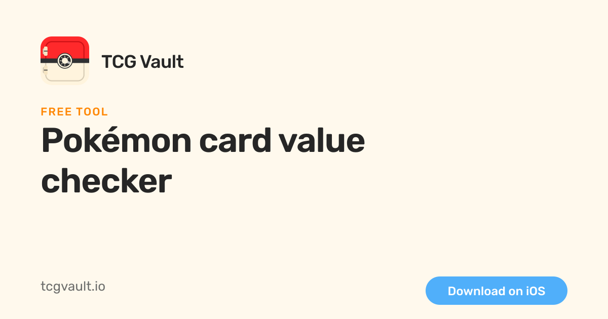 Pokémon Card Value Checker — Free Price Lookup
